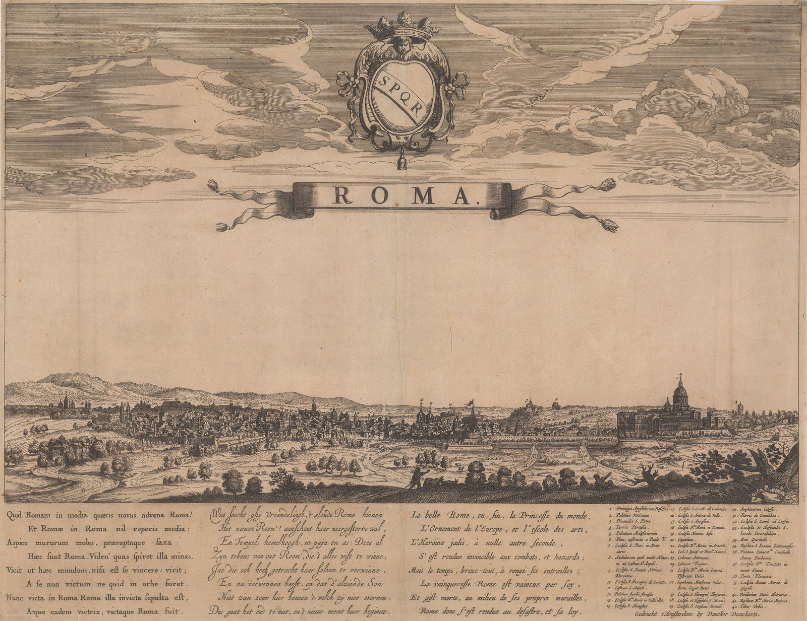 Dancker Danckerts, Italy - Rome, 1660