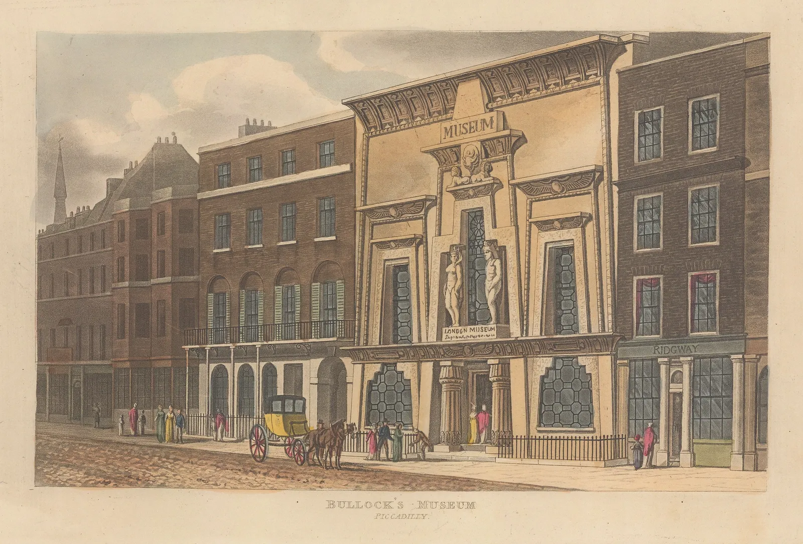 John Papworth, London - Egyptian Hall / Bullock's Museum, 1816