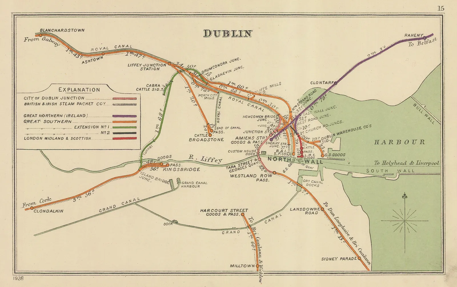 Railway Clearing House, Dublin, 1928