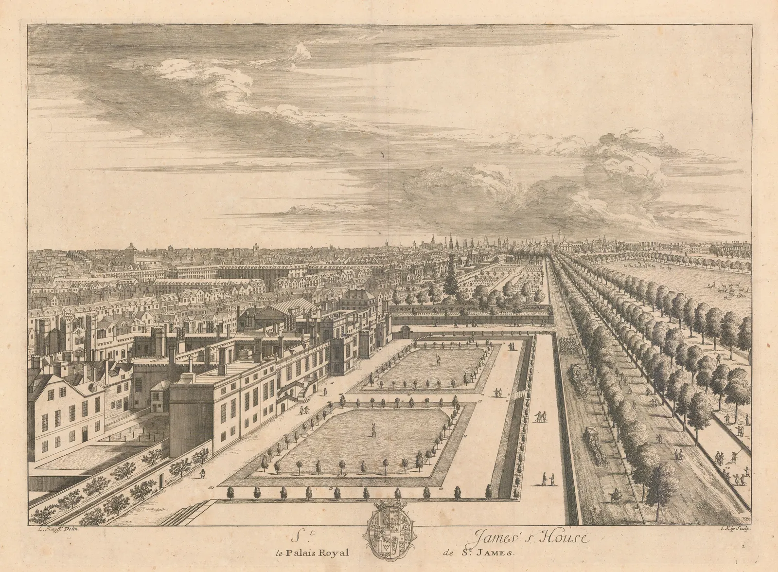 Johannes Kip, London - St. James's Palace, 1715