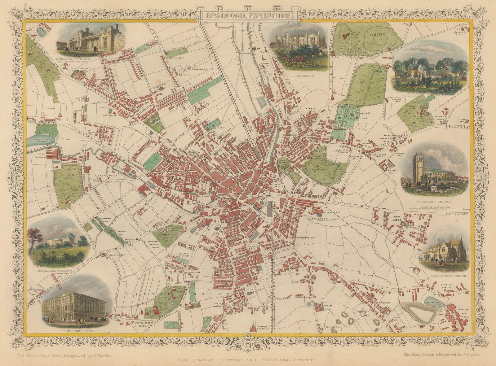 John Tallis, Bradford, Yorkshire, 1851