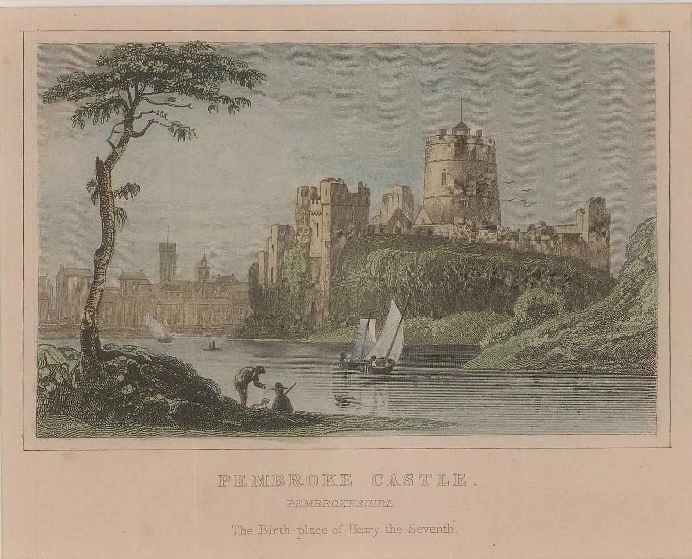 Thomas Dugdale, Wales - Pembroke Castle, 1840 c.