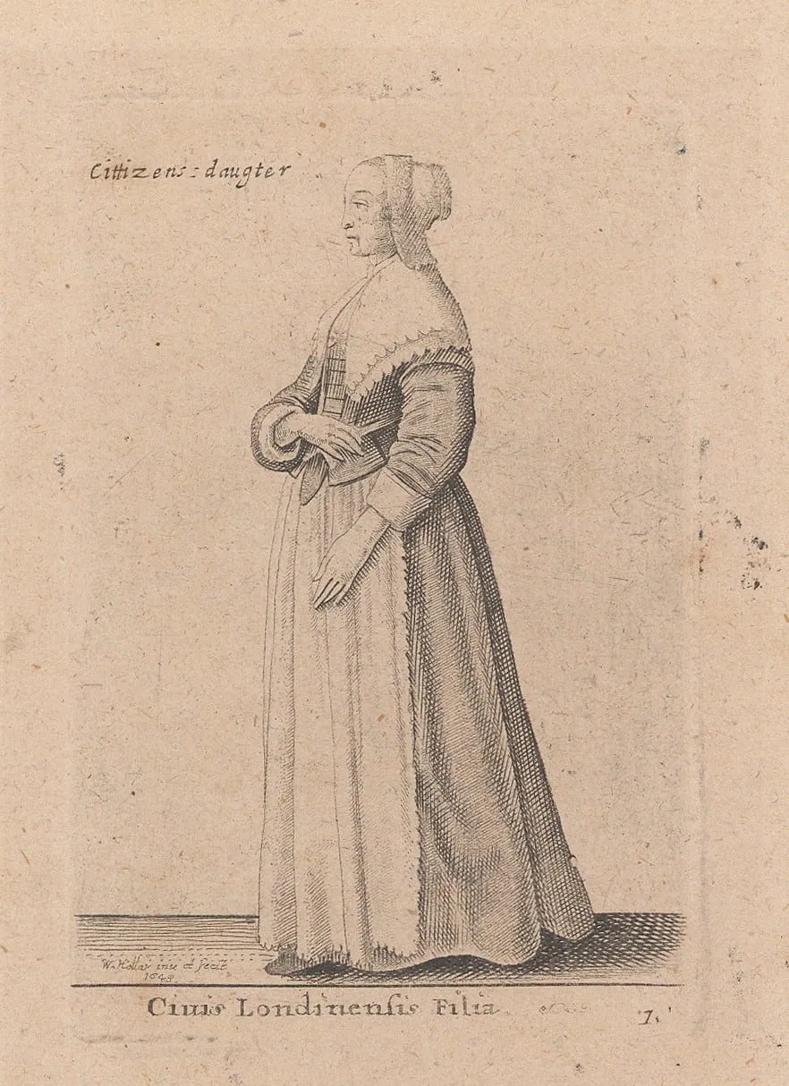 Wenceslaus Hollar, Historical costume - Theatrv Mvliervm, 1794