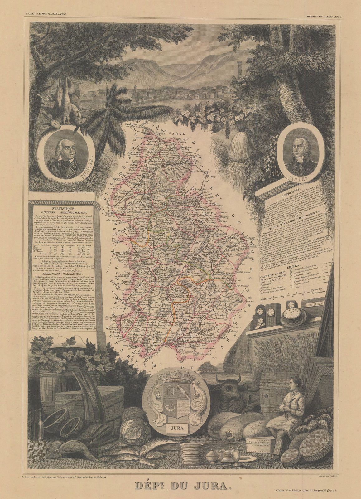 Victor Levasseur, Jura, 1847