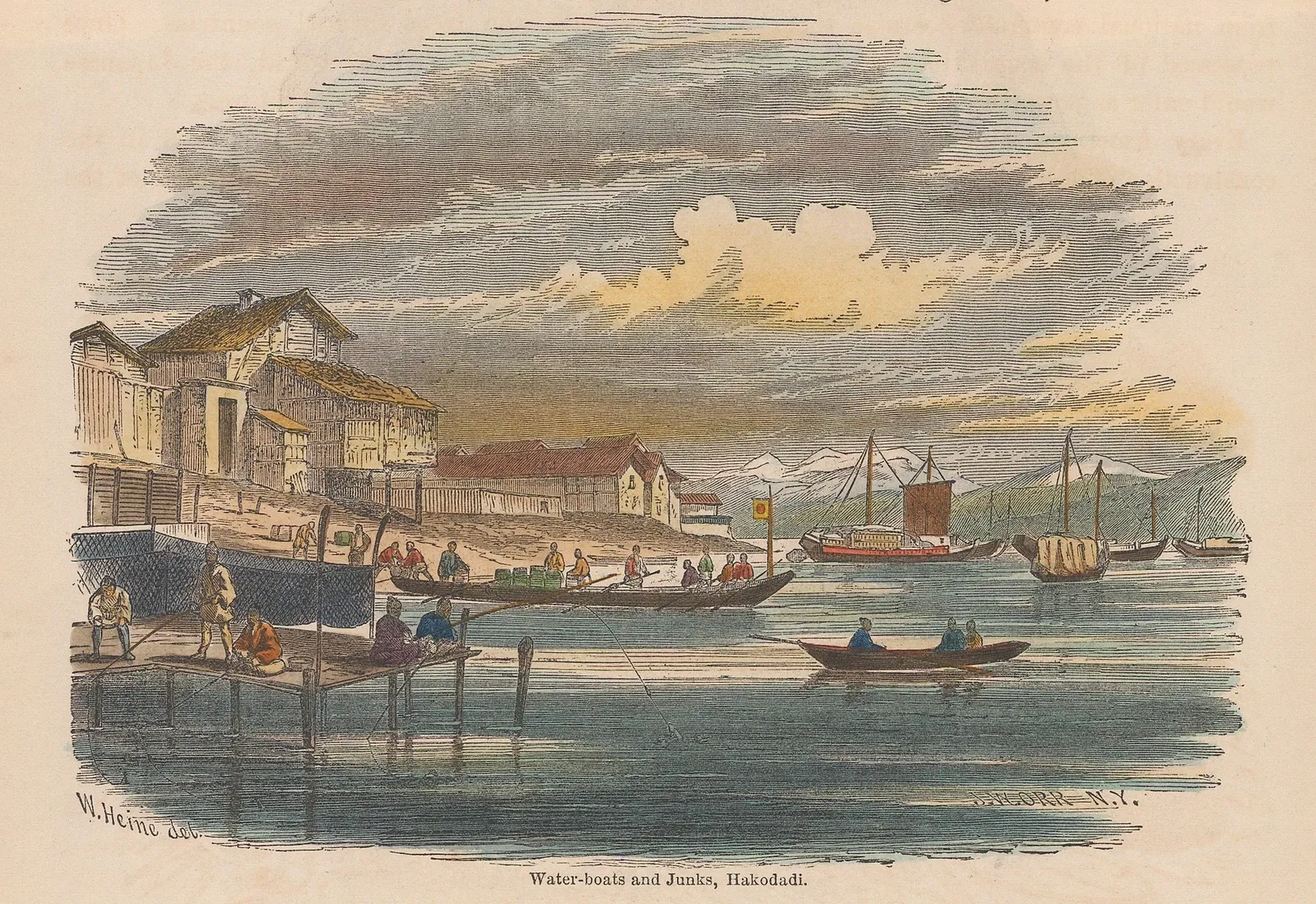 Matthew Perry, Japan - Hakodadi , 1865 c.