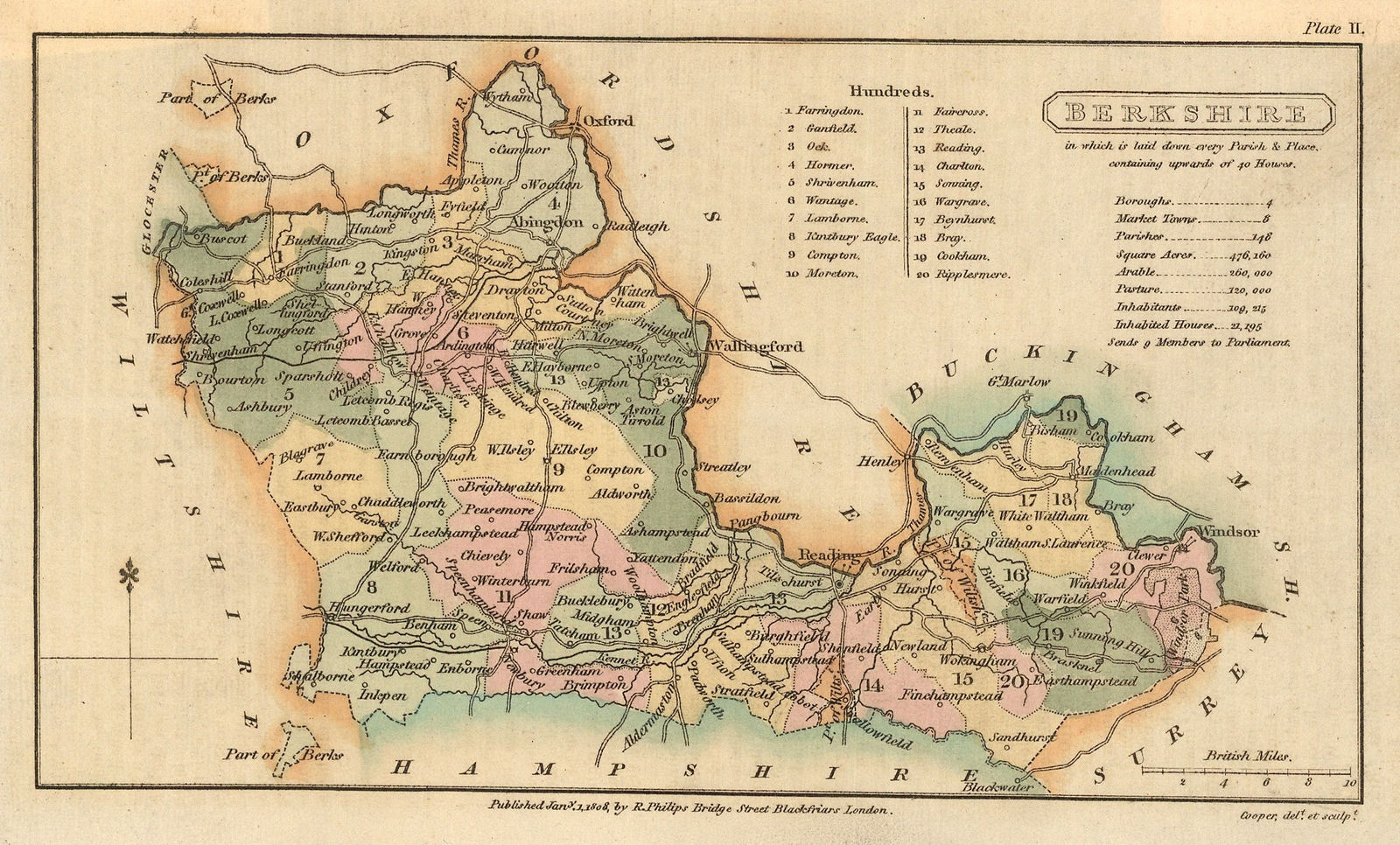 Richard Phillips, Berkshire, 1808