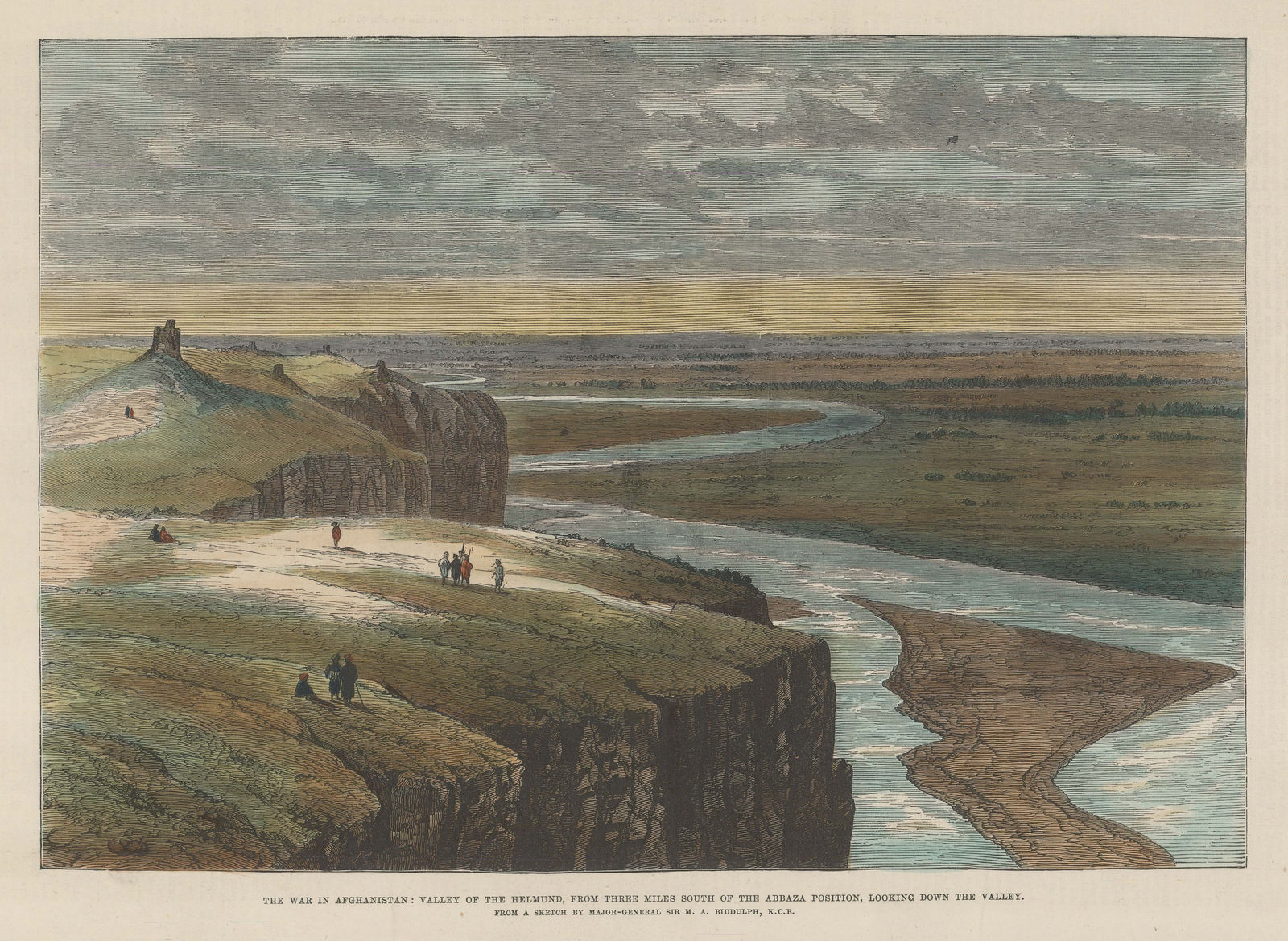 Illustrated London News (ILN), Afghanistan - Helmand Valley South of Abbaza, 1880
