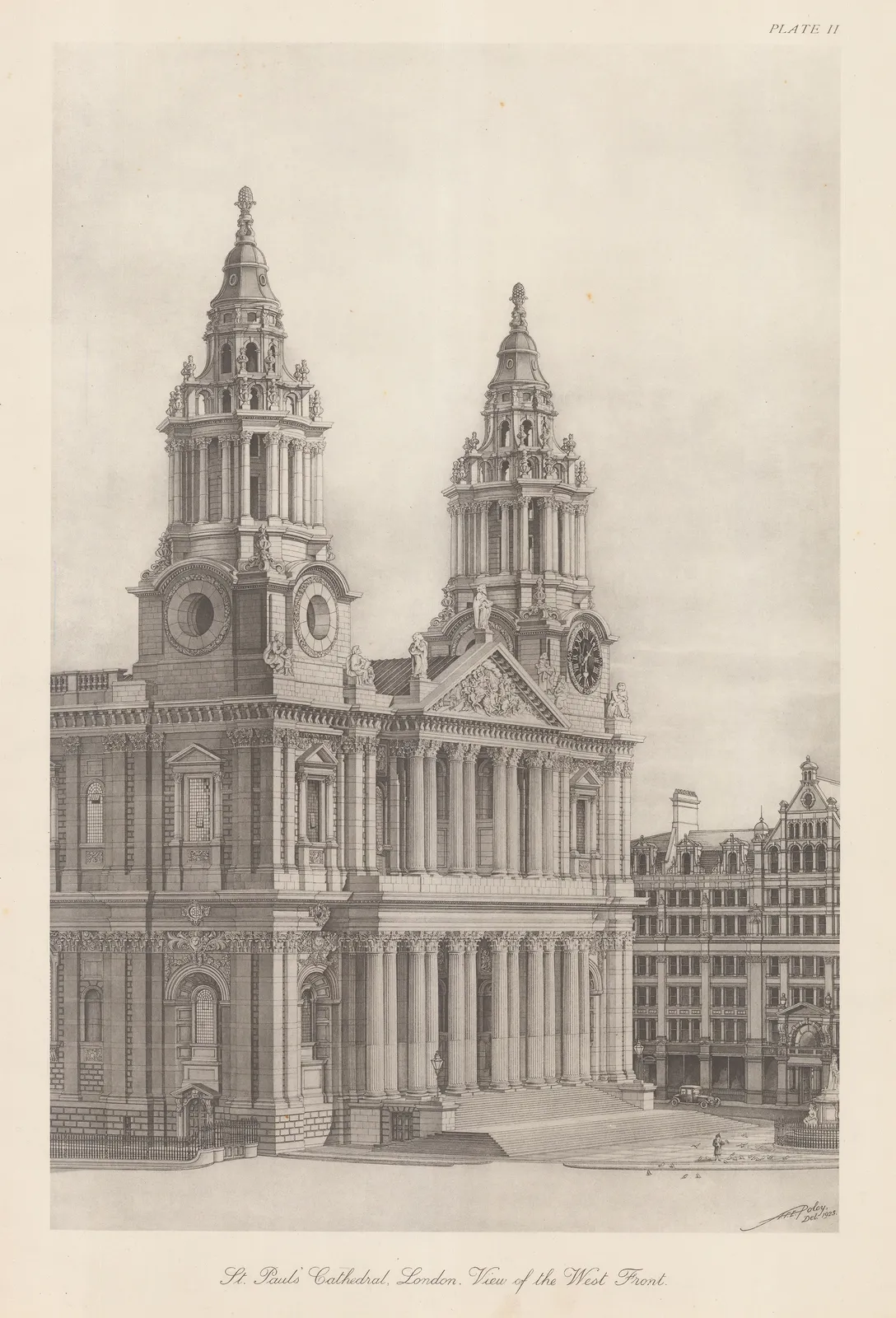 Poley, London - St. Paul's Cathedral, 1925