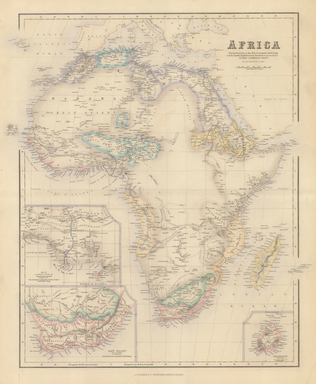 Archibald Fullarton, Africa, 1860 c.
