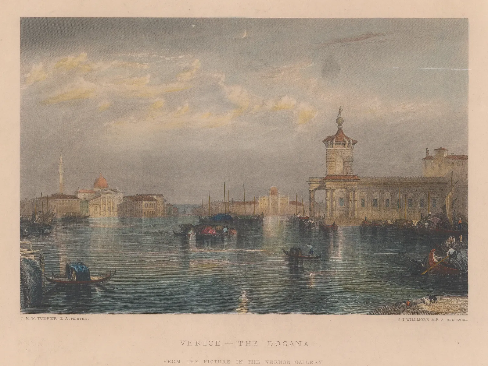 Art Journal, Italy - Venice, Dogana del Mare, 1850 c.