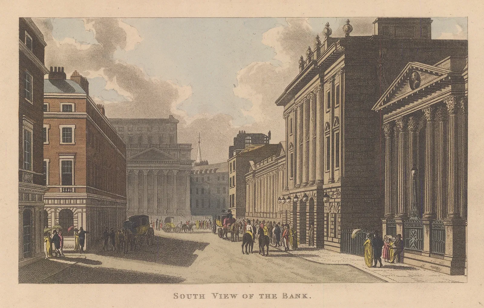 John Papworth, London - Bank of England, 1816