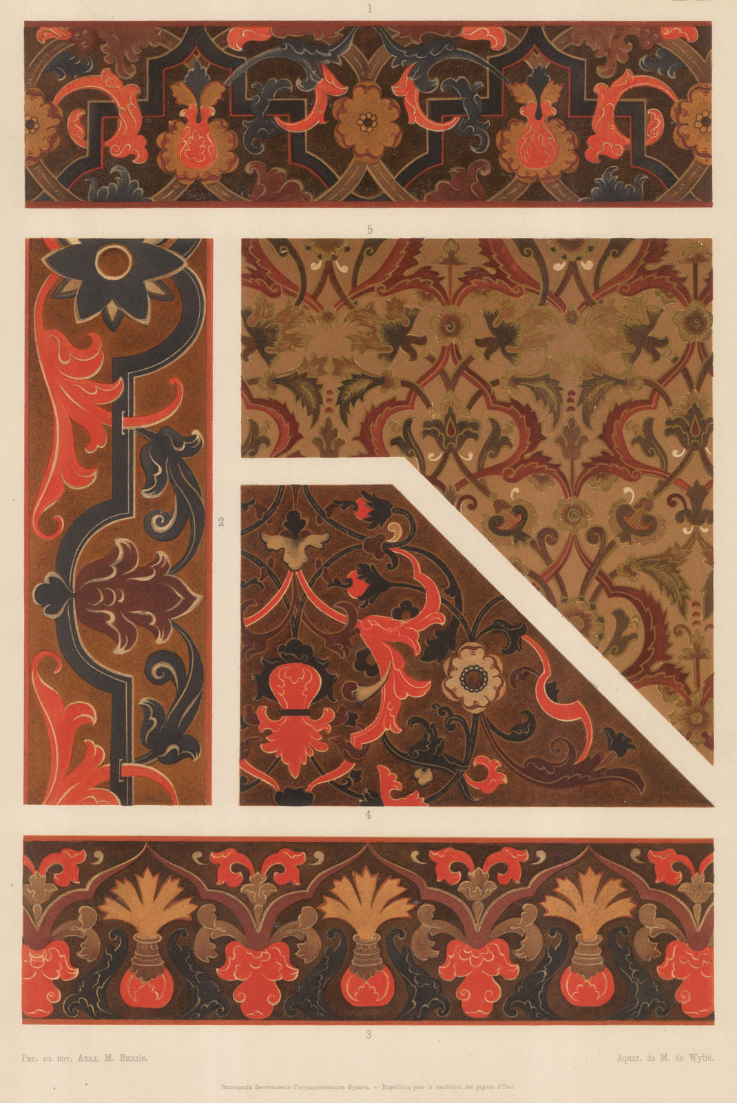 Sabaneeff & Wyllie, Interiors - Russian Imperial Collection, 1908 c.