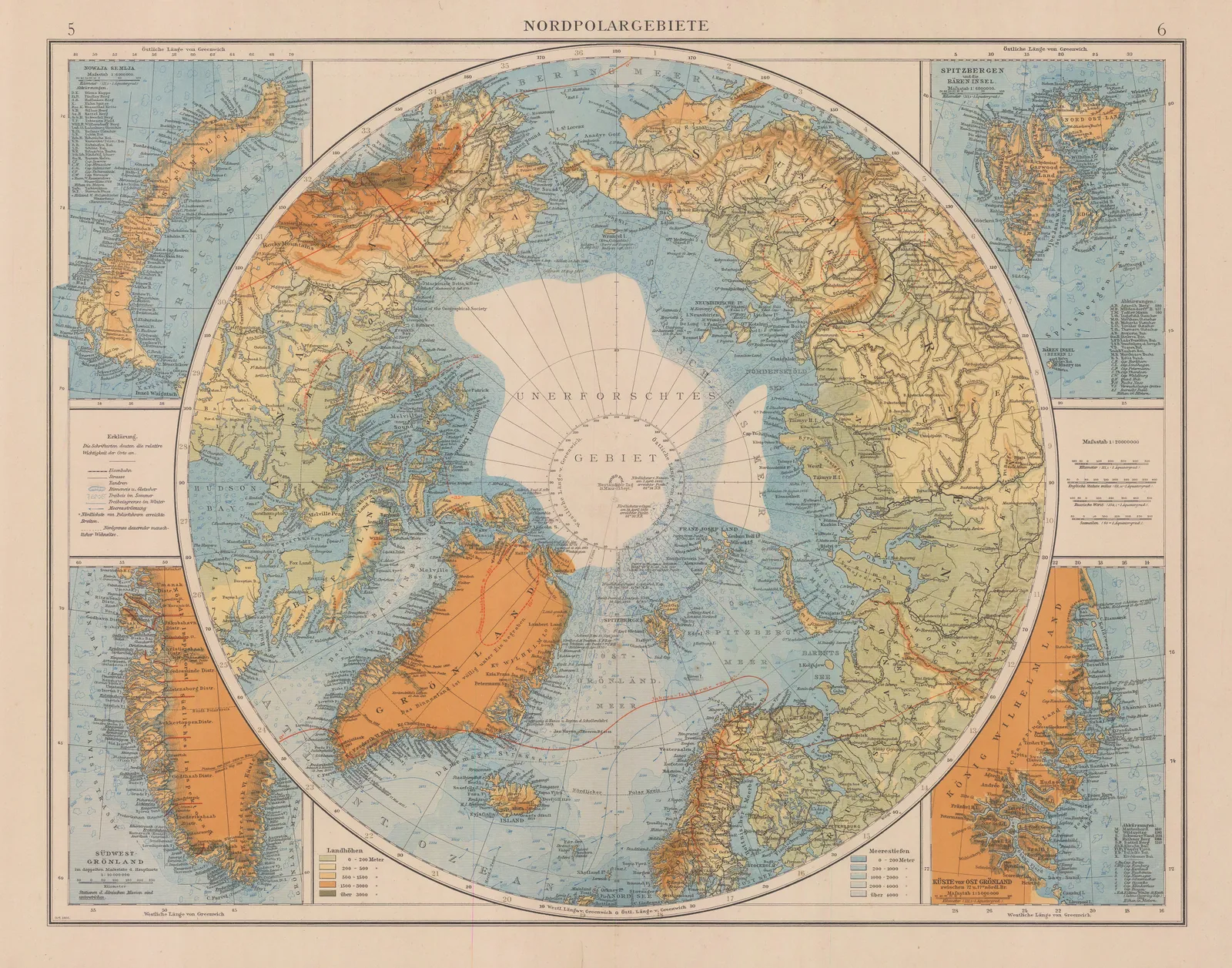 Velhagen & Klasing, Arctic Regions, 1905