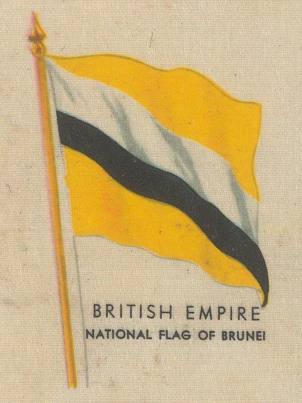 Kensitas Cigarettes, Flags - Brunei, 1912 c.