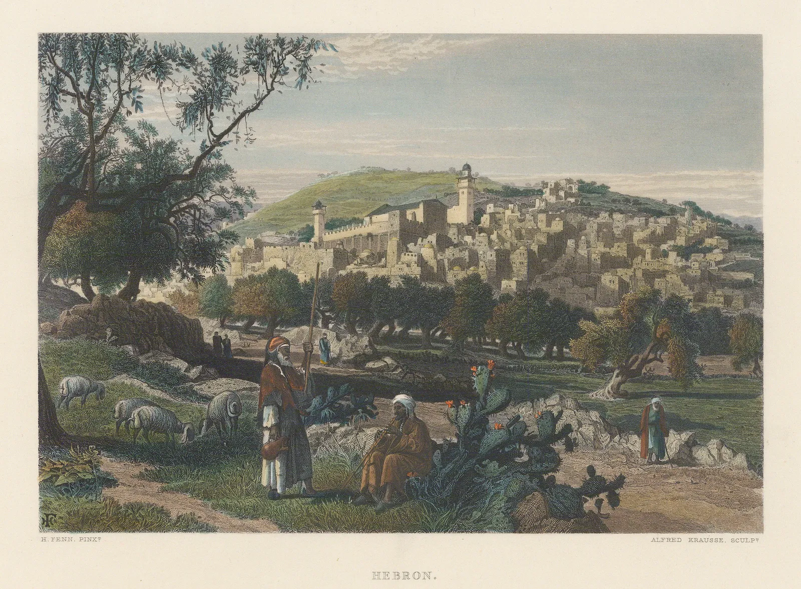 Col. Charles Wilson, Holy Land - Hebron, 1883 c.
