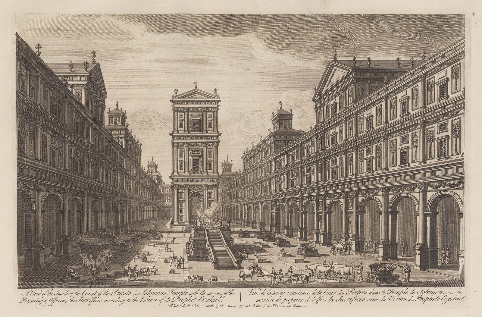 Robert Sayer, Jerusalem - Solomon's Temple, 1774