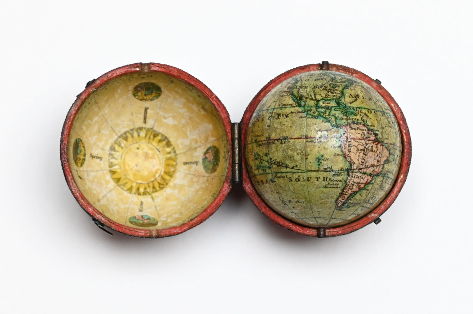 J. & W. Newton, 2-inch Newton's New Terrestrial Globe, 1818