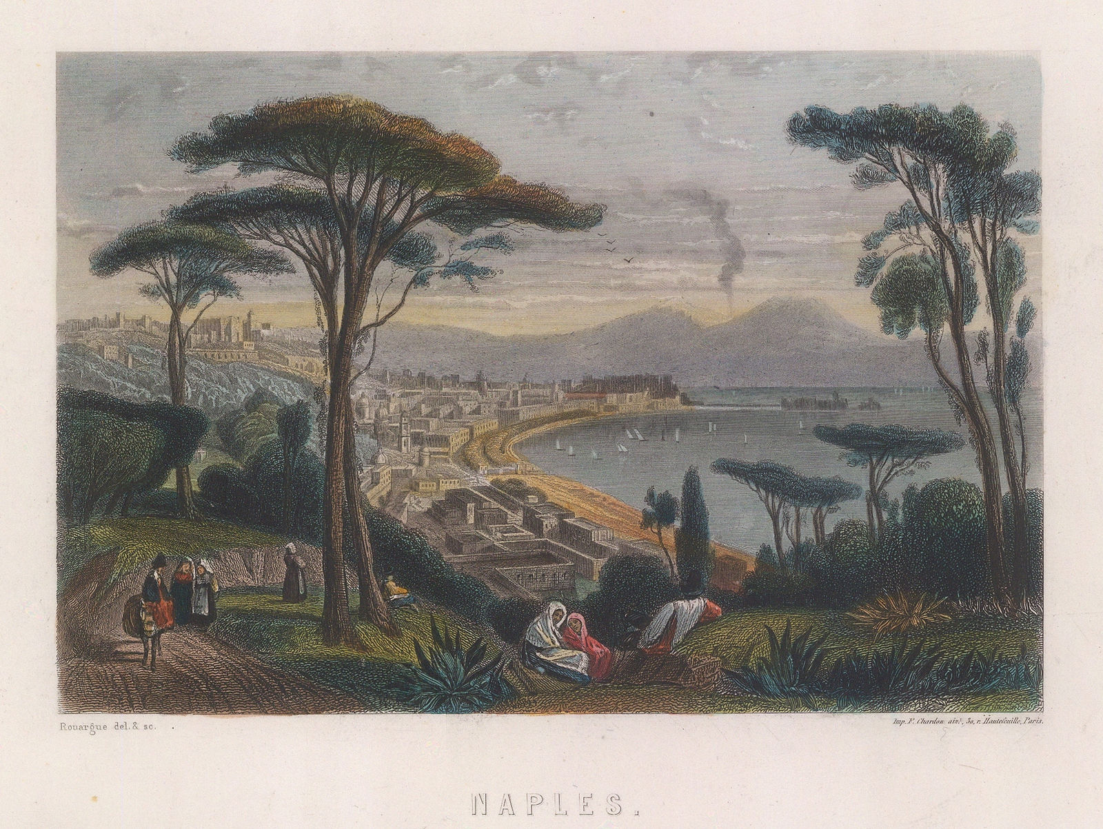 Conrad Malte-Brun, Italy - Naples, 1855