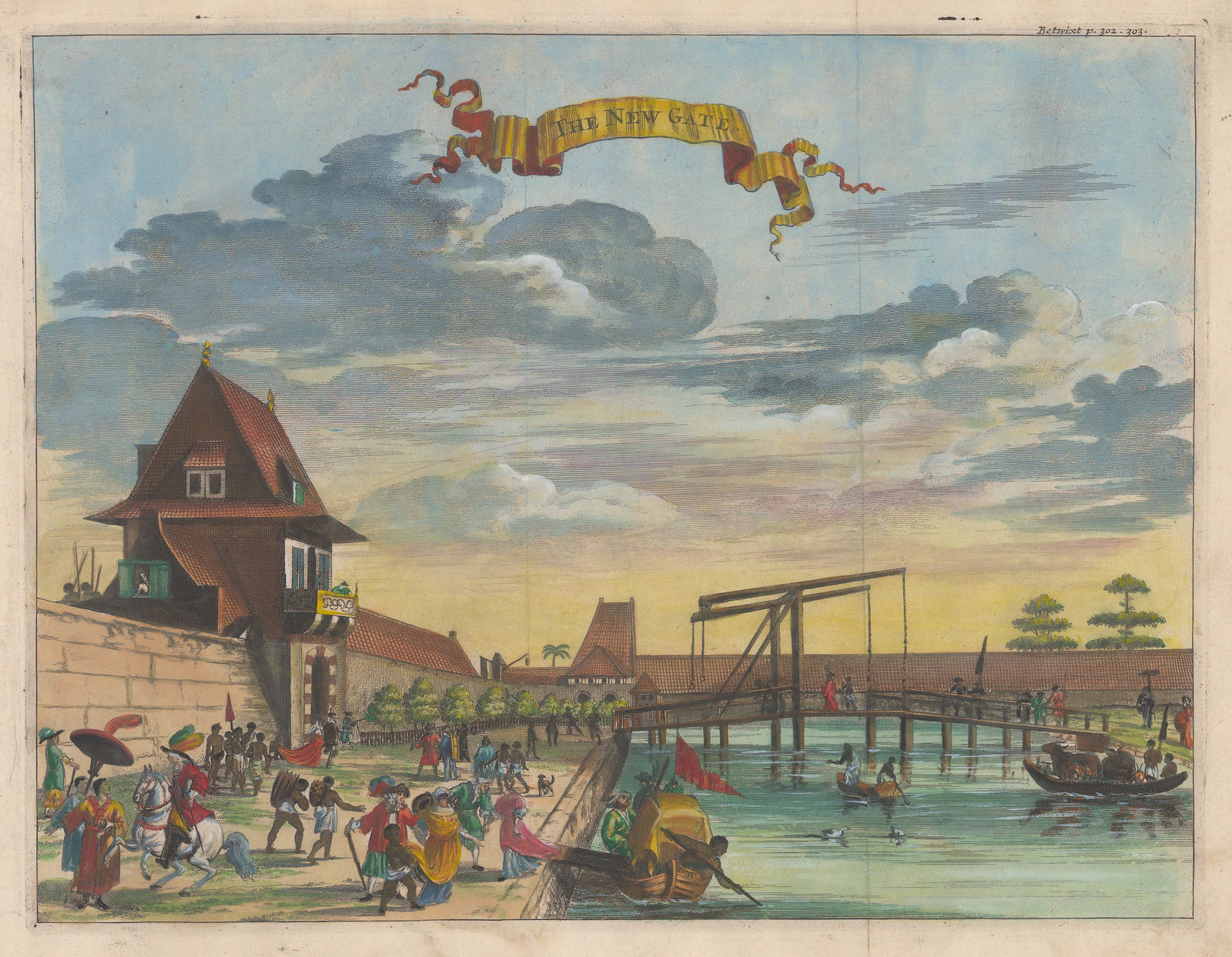 John Churchill, Indonesia - Java, Batavia /Jakarta, 1740 c.