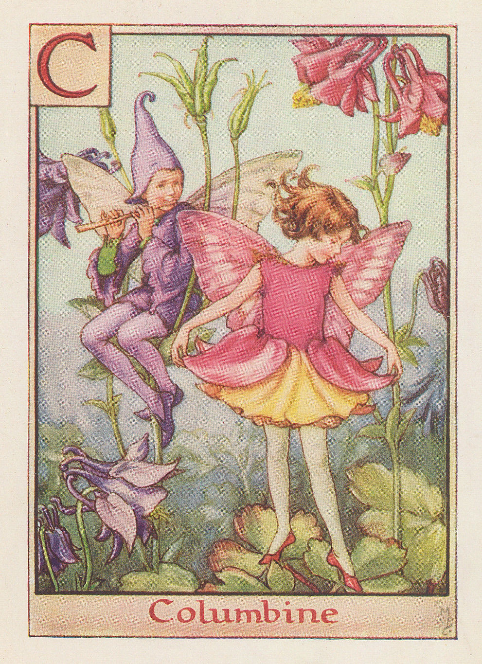 Cicely Mary Barker, Fairies - Columbine Fairies, 1934 c