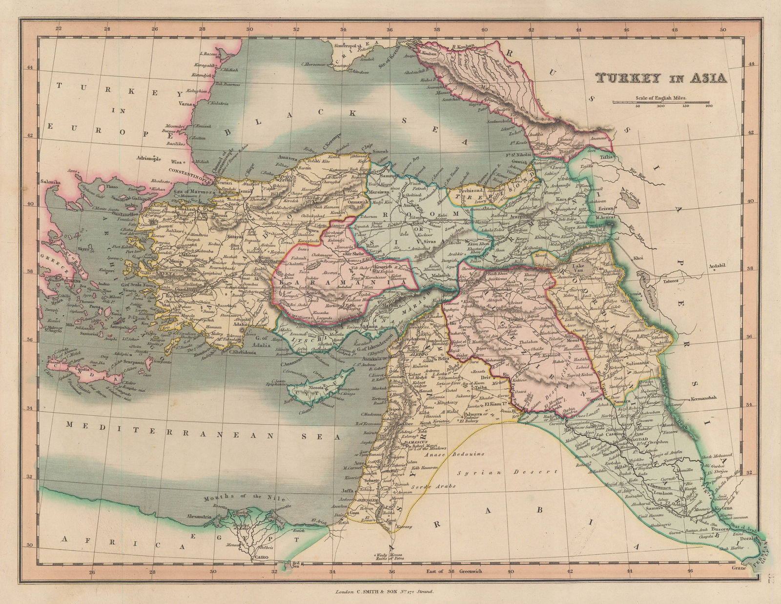 Charles Smith, Turkey in Asia, 1834