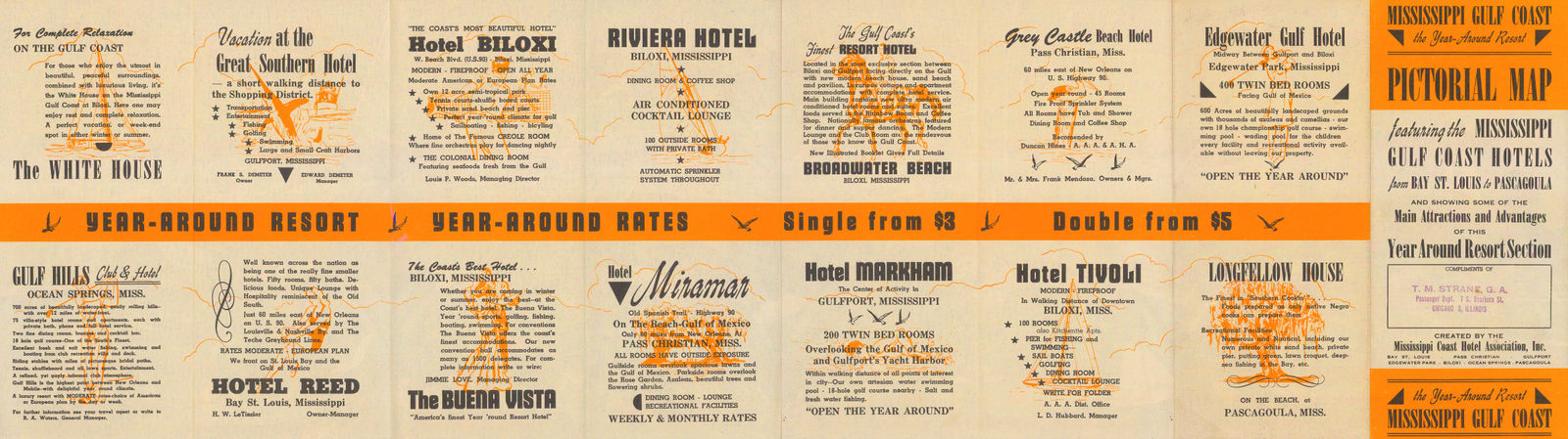 Mississippi Coast Hotel Association, The Gulf Coast of Mississippi, 1935 (c.)