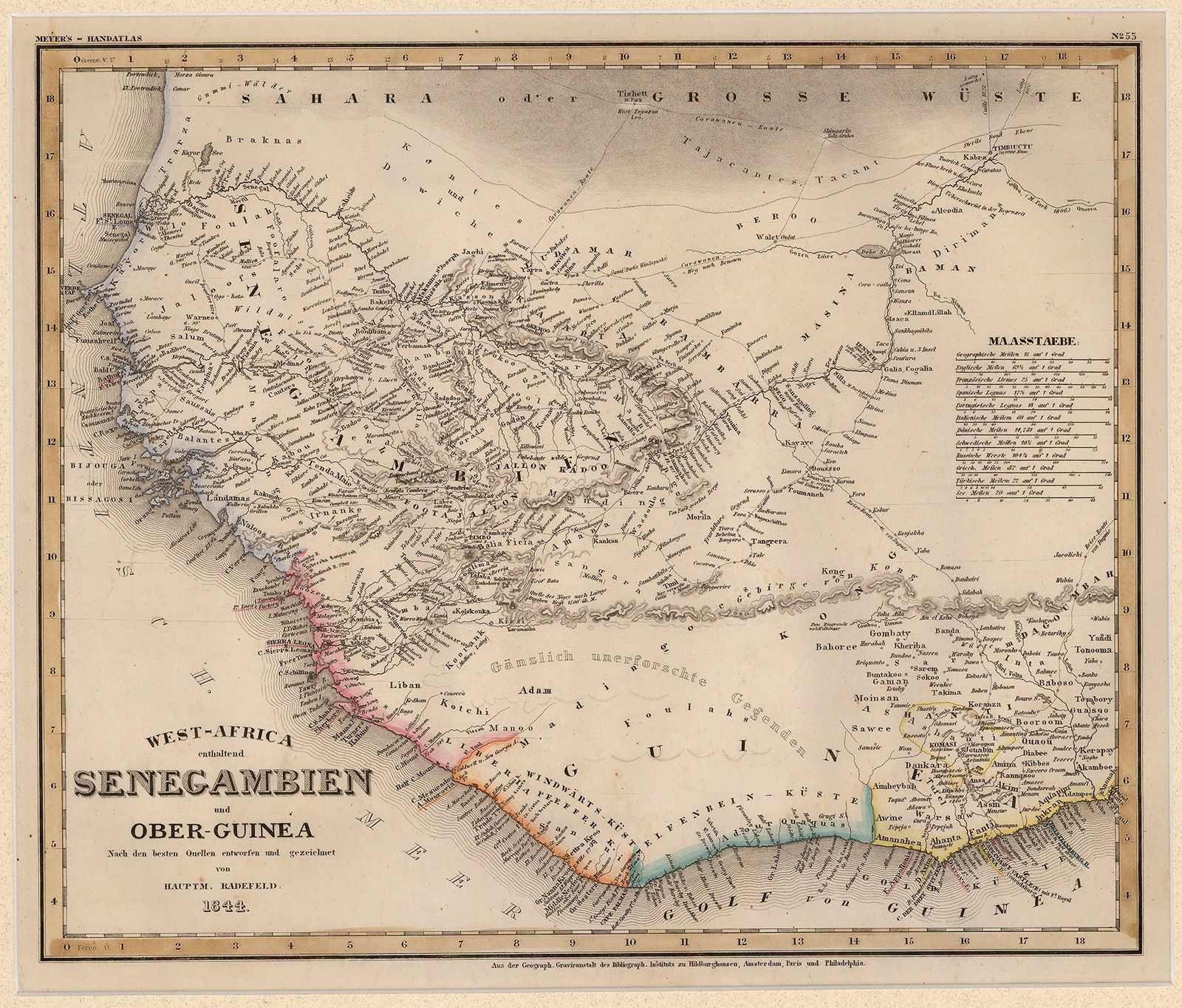 Joseph Meyer, West African coast, 1844