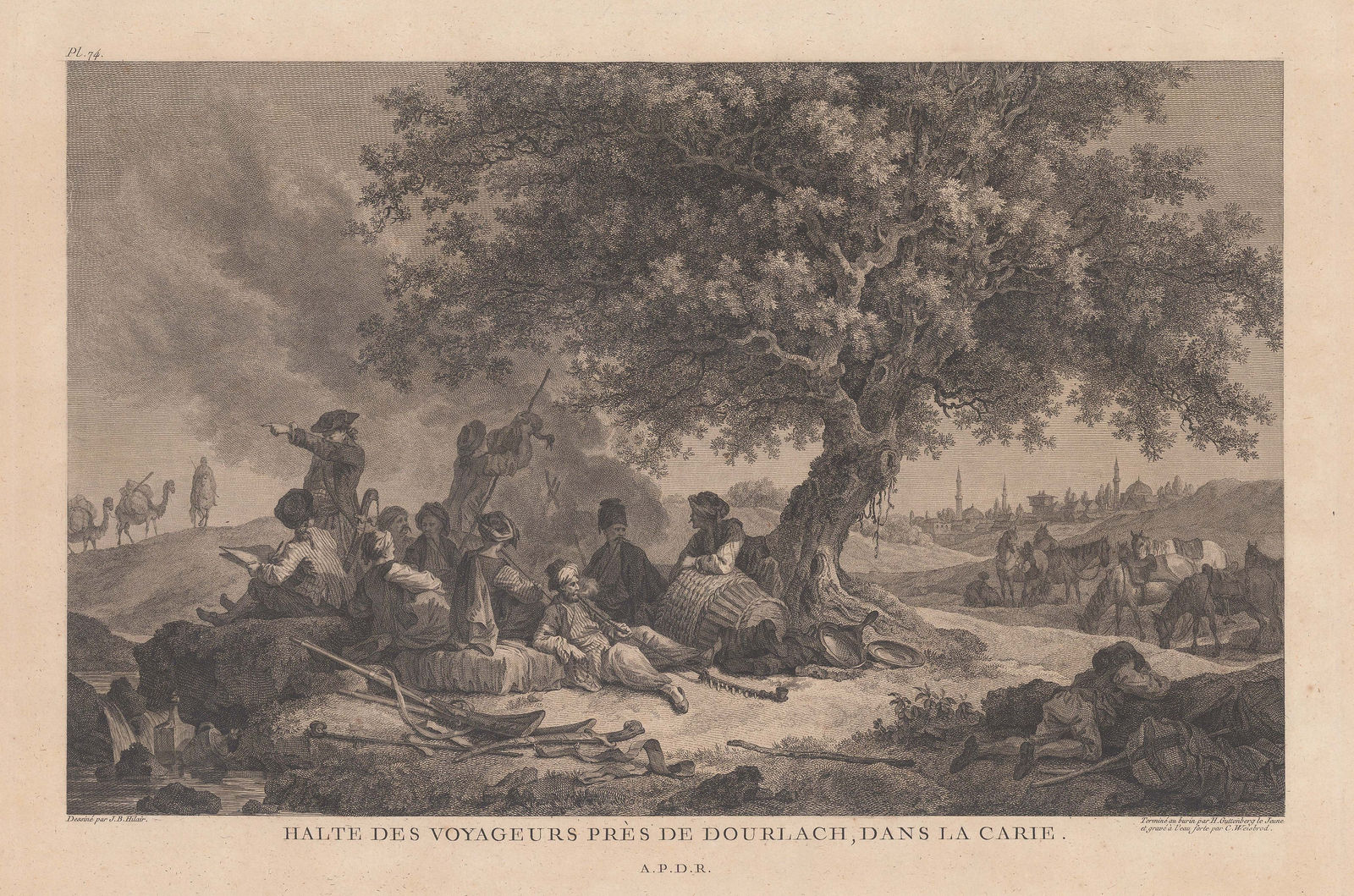 Count Marie-Gabriel de Choiseul-Gouffier, Turkey - Dourlach, 1782