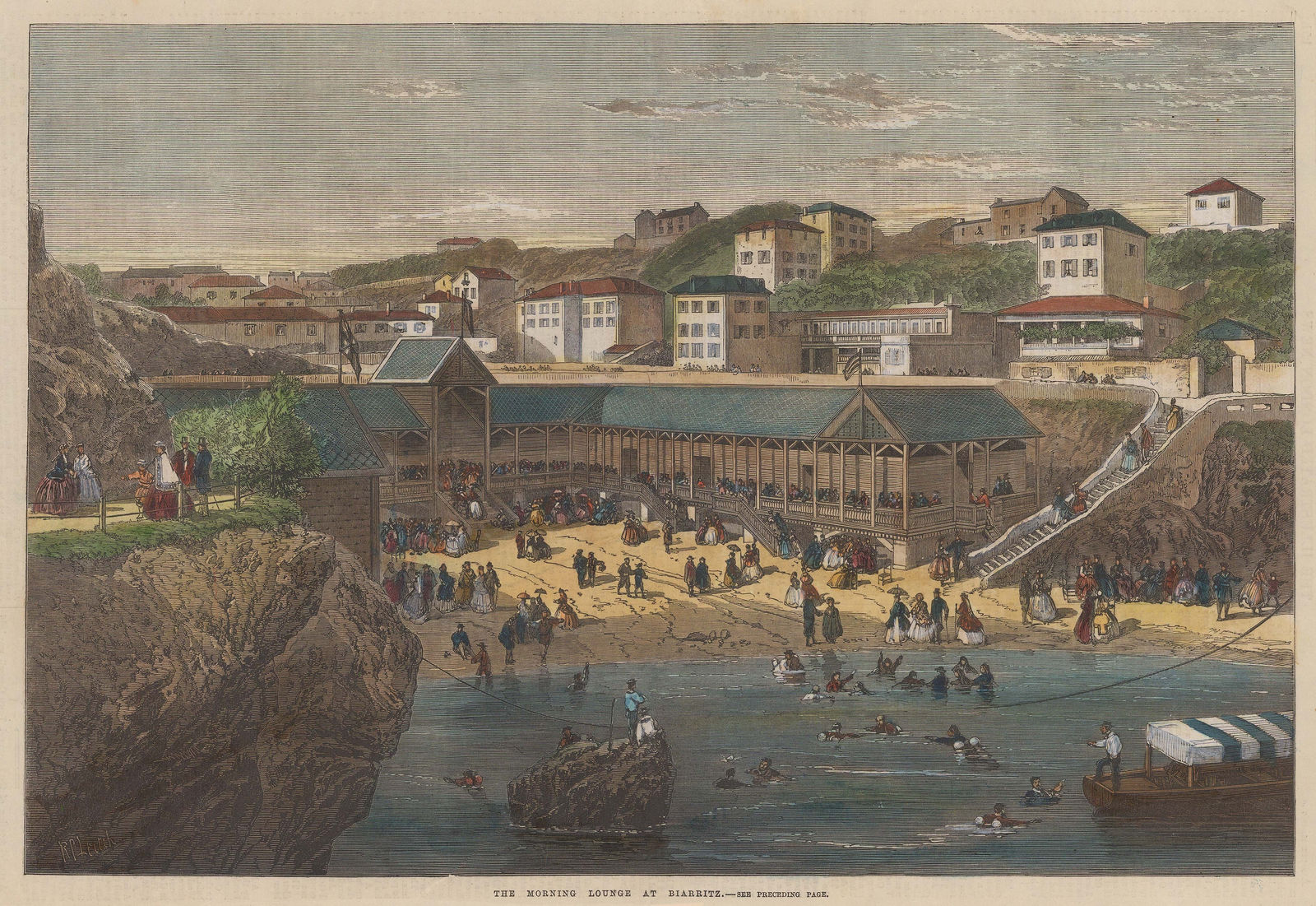 Illustrated London News (ILN), France - Biarritz, 1880 c.