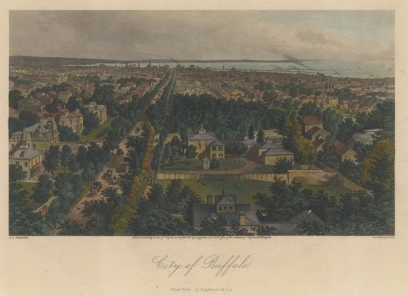 Picturesque America, New York State - Buffalo, 1872