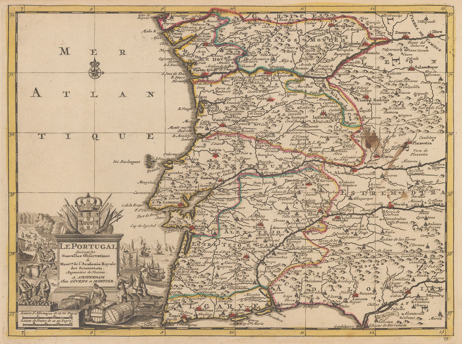 Covens (Jean) & Mortier (Cornelius), Portugal, 1730 c.