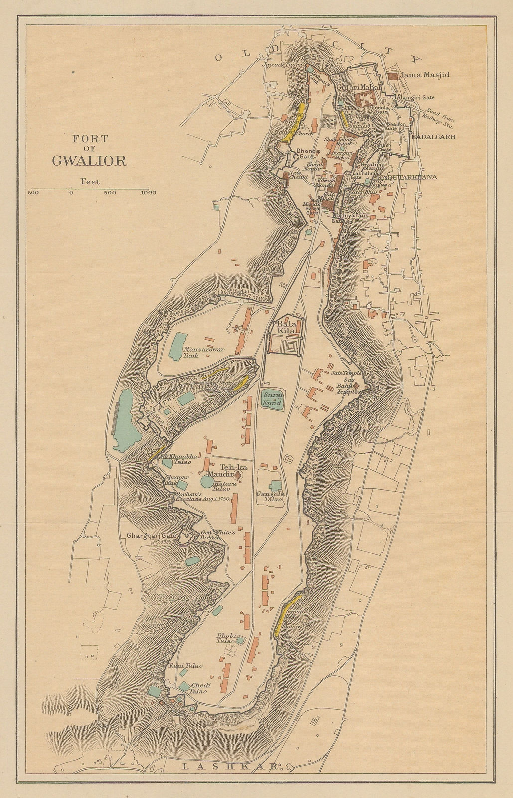 John Murray, Fort of Gwalior, 1920