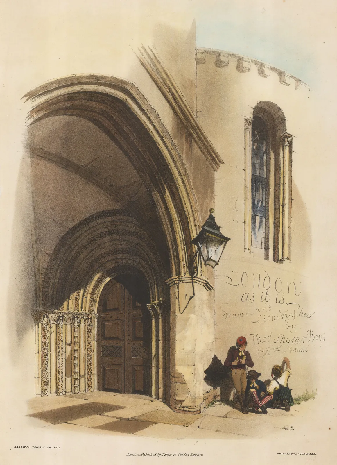 Thomas Shotter Boys, London - Temple Church, 1842