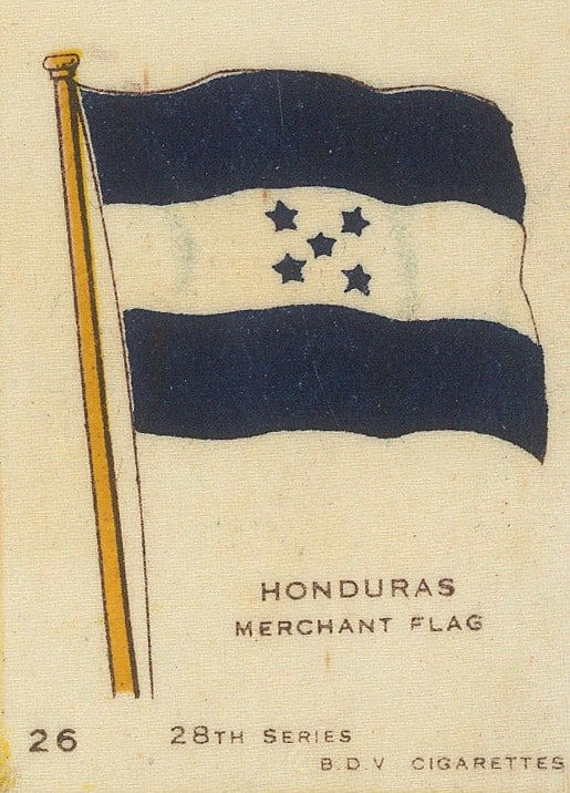 BDV Cigarettes, Flags - Honduras, 1900 c.