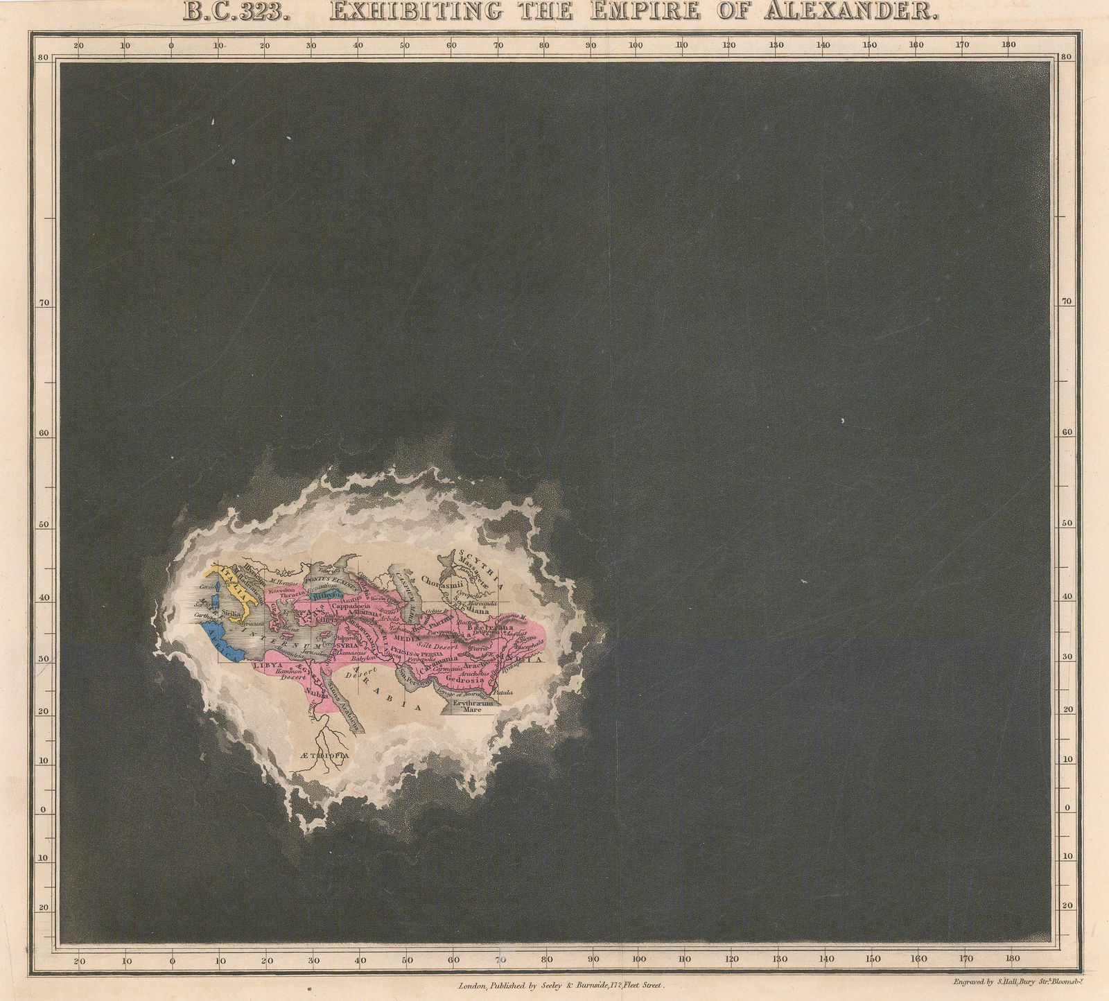 Edward Quin, B.C. 323. The Empire of Alexander the Great, 1830 c.