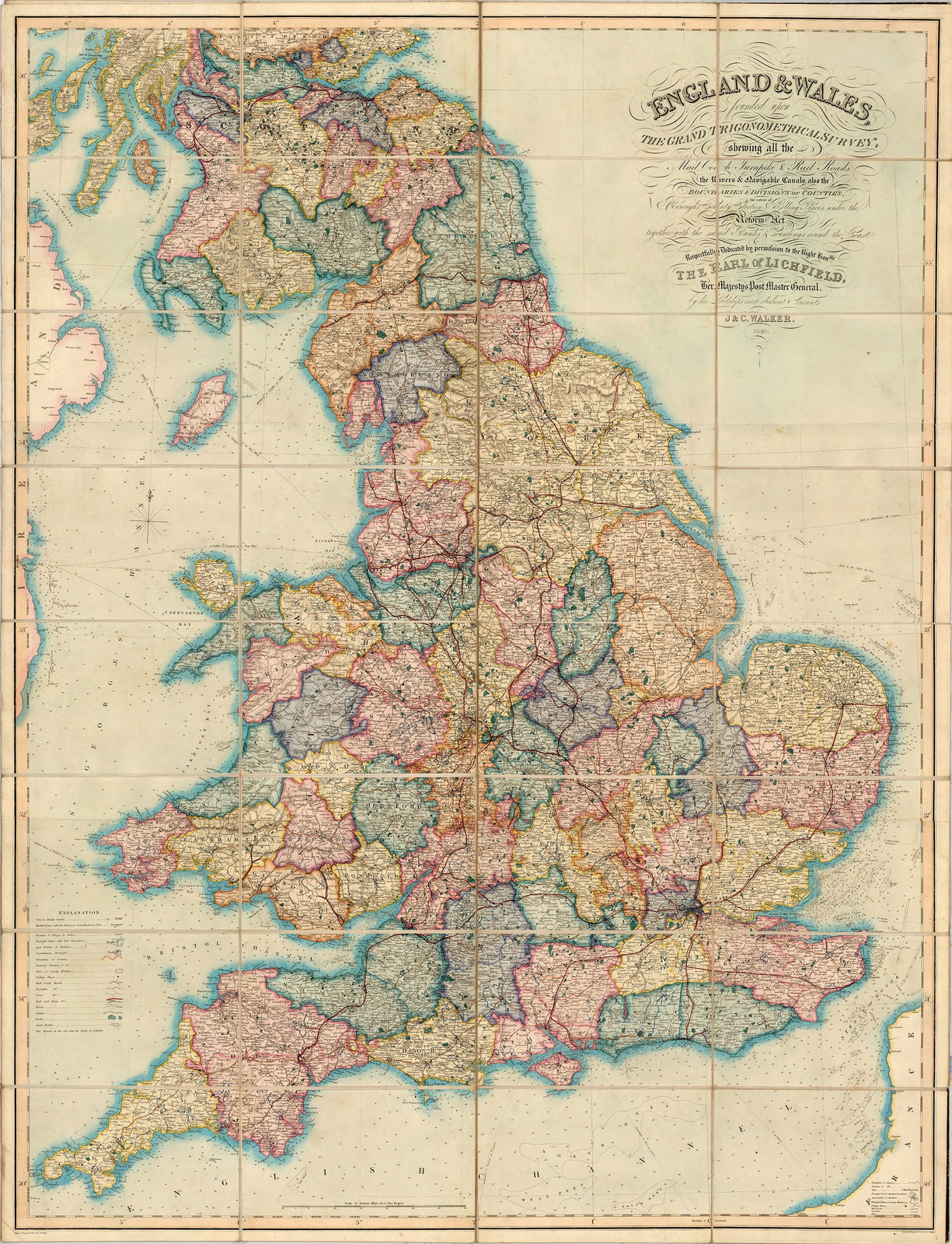 J. & C. Walker, England and Wales, 1840