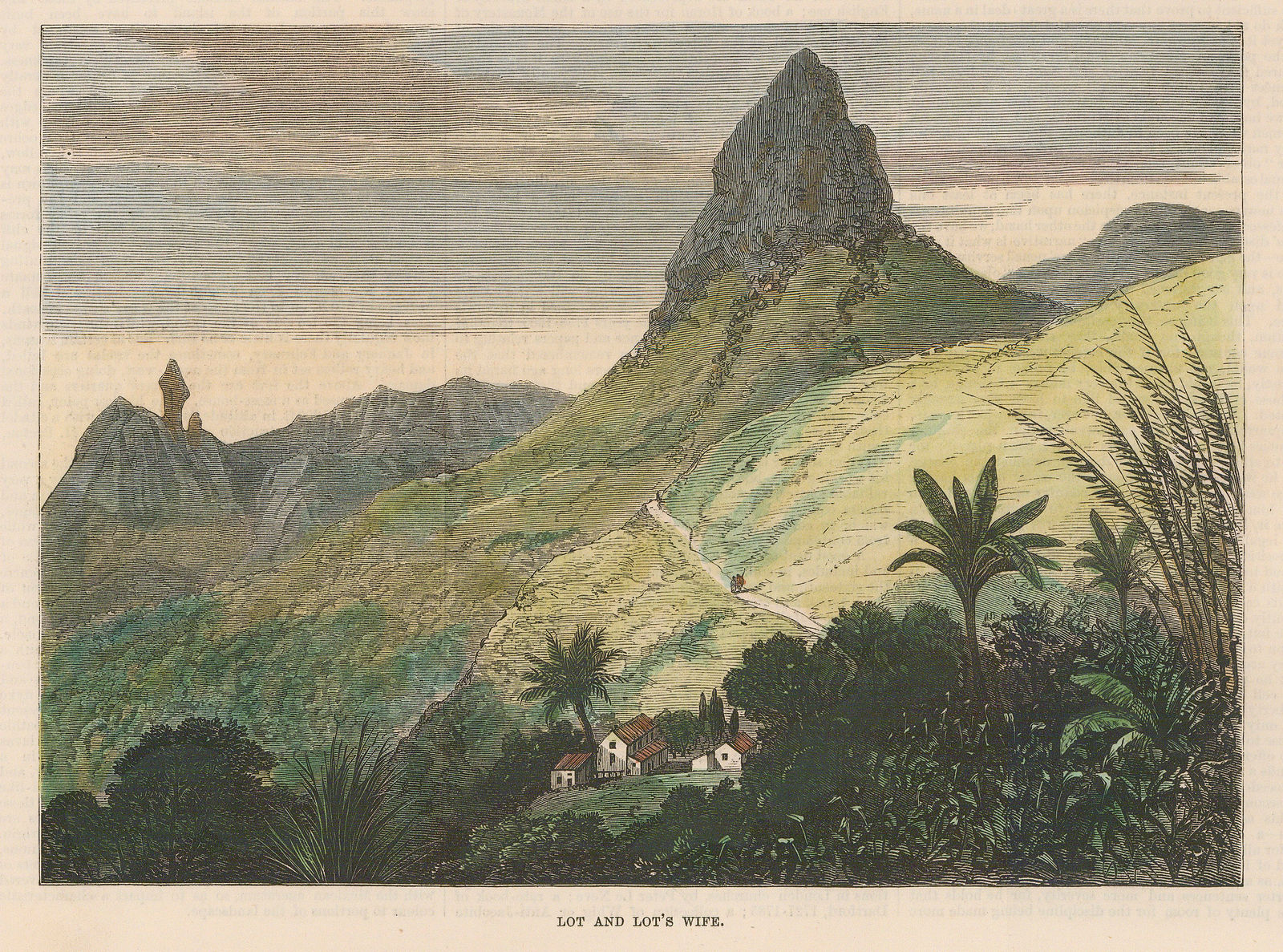 Illustrated London News (ILN), St Helena - Lot and Lot's Wife, 1878