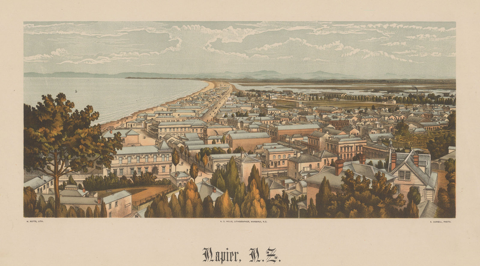 Edward Wakefield, New Zealand - Napier, 1889