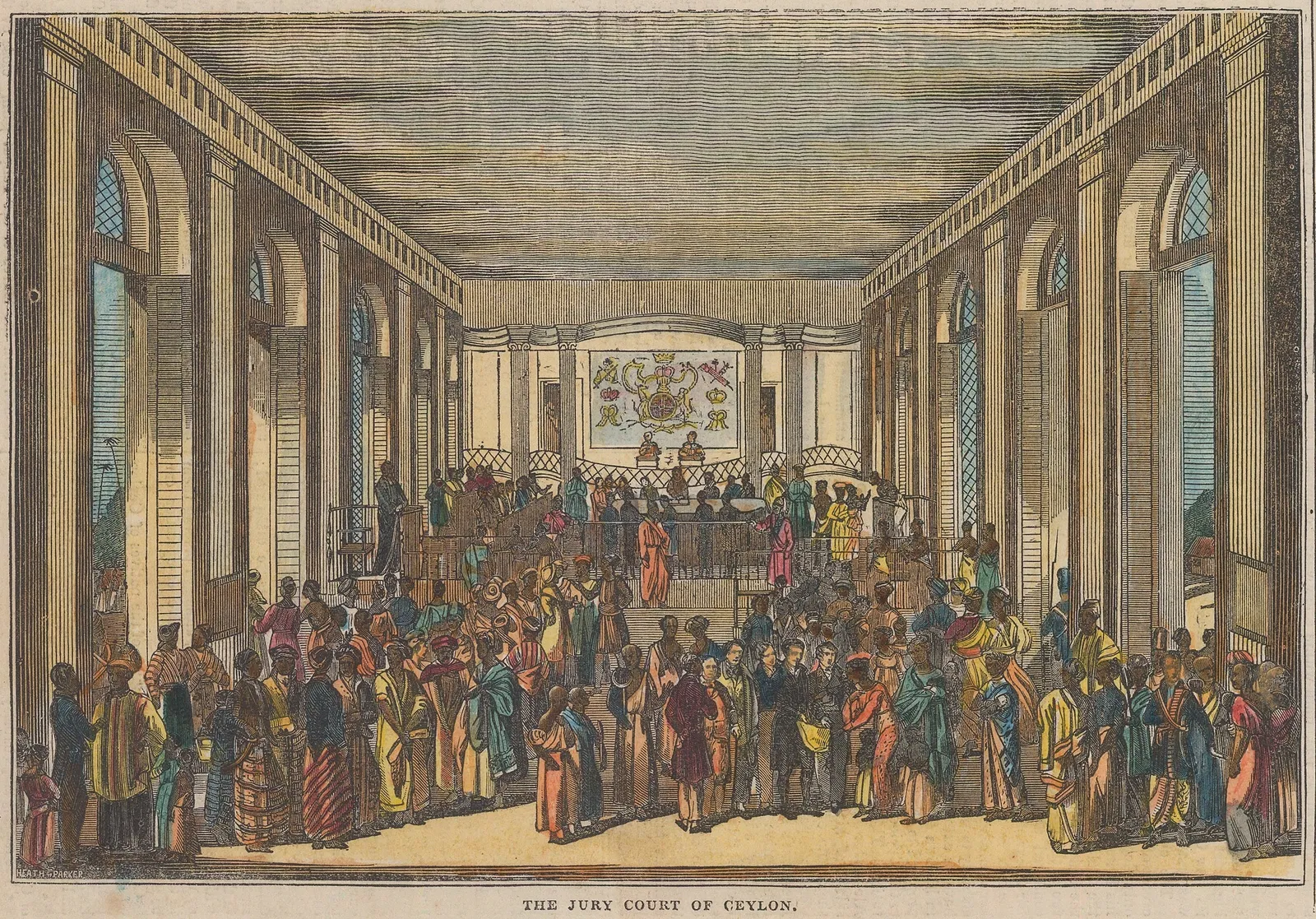 Saturday Magazine, Sri Lanka - Colombo, Supreme Court, 1835