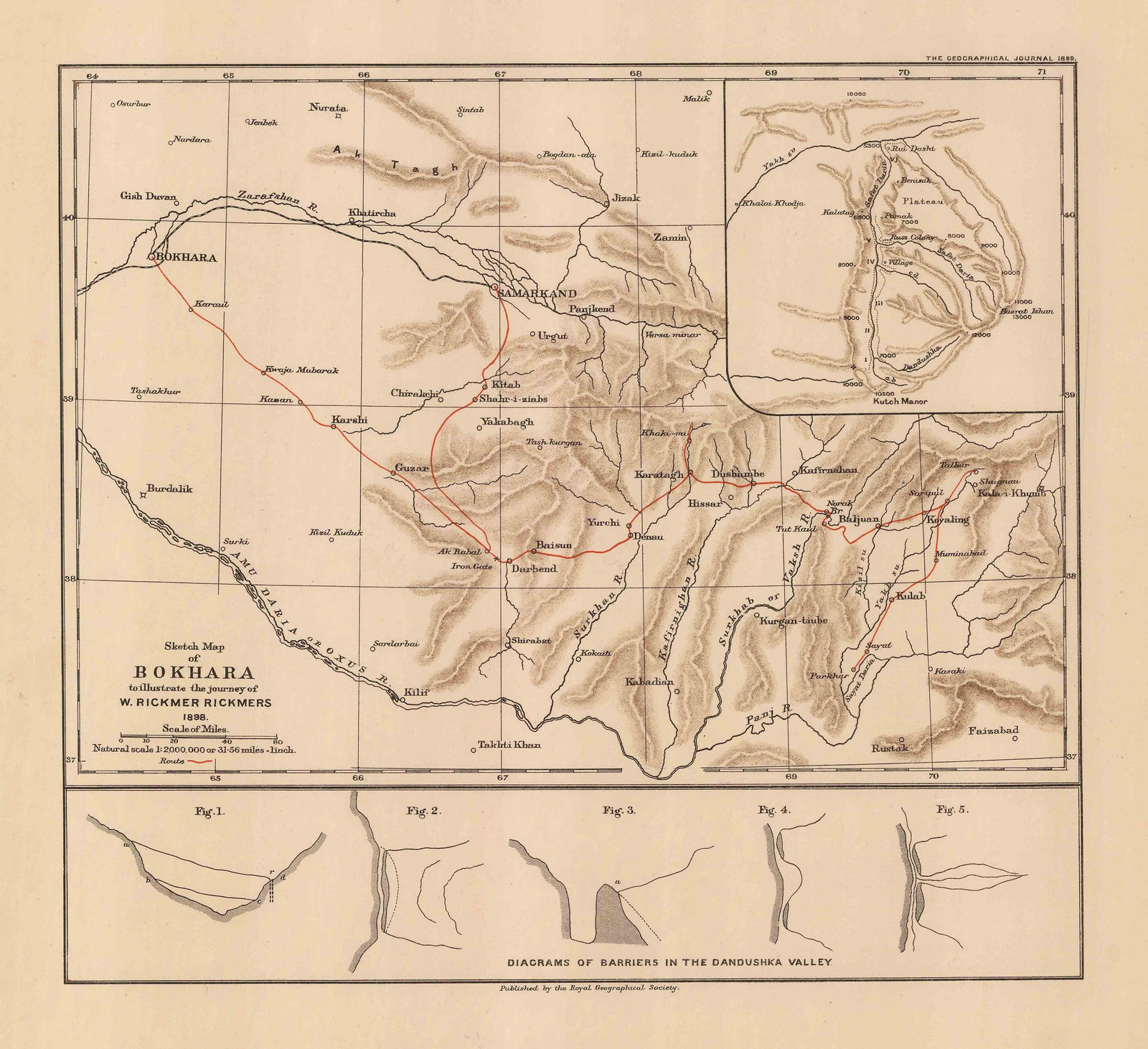 Royal Geographical Society (RGS), Bukhara, Uzbekistan, 1899