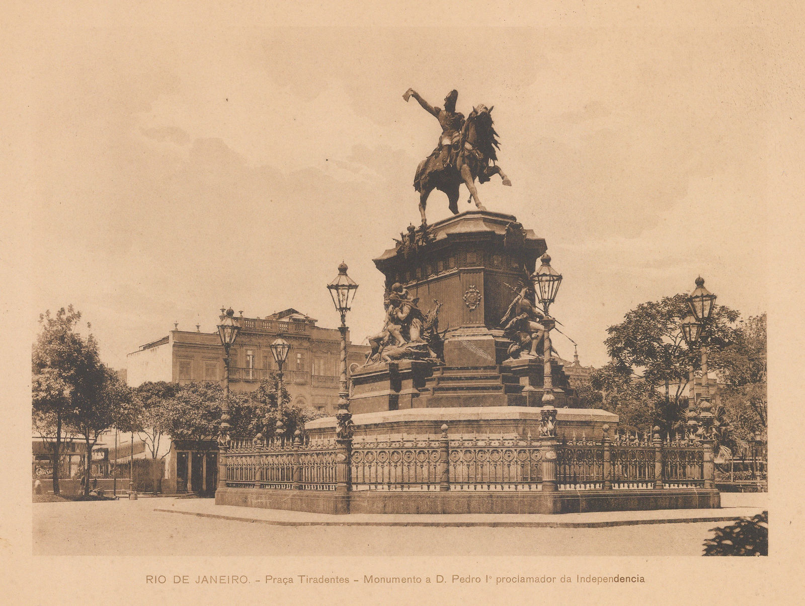 Anonymous, Brazil - Rio de Janeiro, Monument to Pedro I, 1920