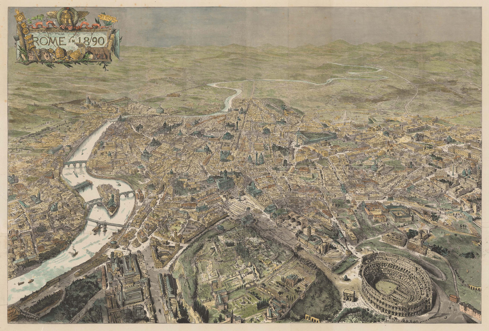 The Graphic Magazine, Italy - Rome, 1890