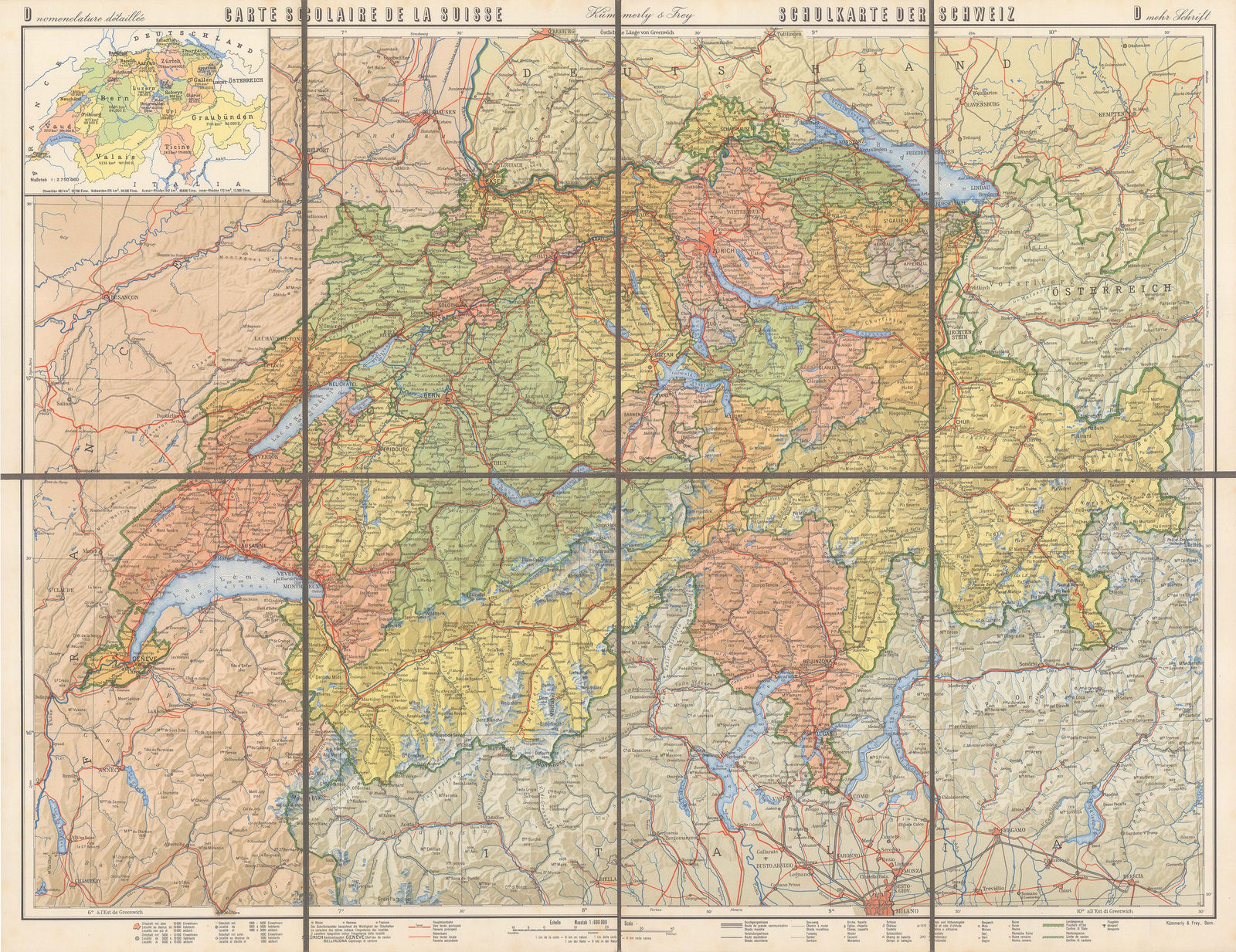 Kummerly & Frey, Switzerland, 1920 c.