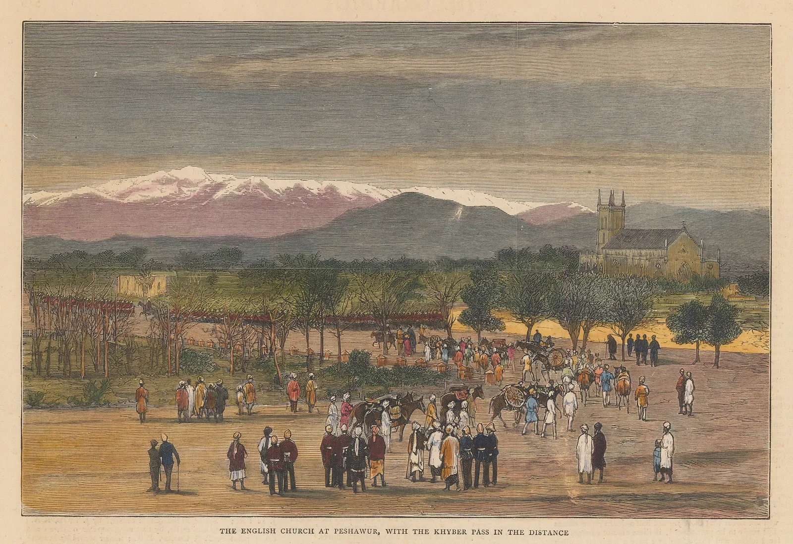 The Graphic Magazine, Pakistan - Peshawur, 1878