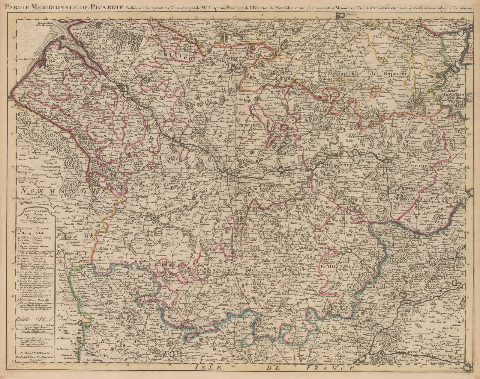 Covens (Jean) & Mortier (Cornelius), Picardy, Hauts-de-France, 1730 c.