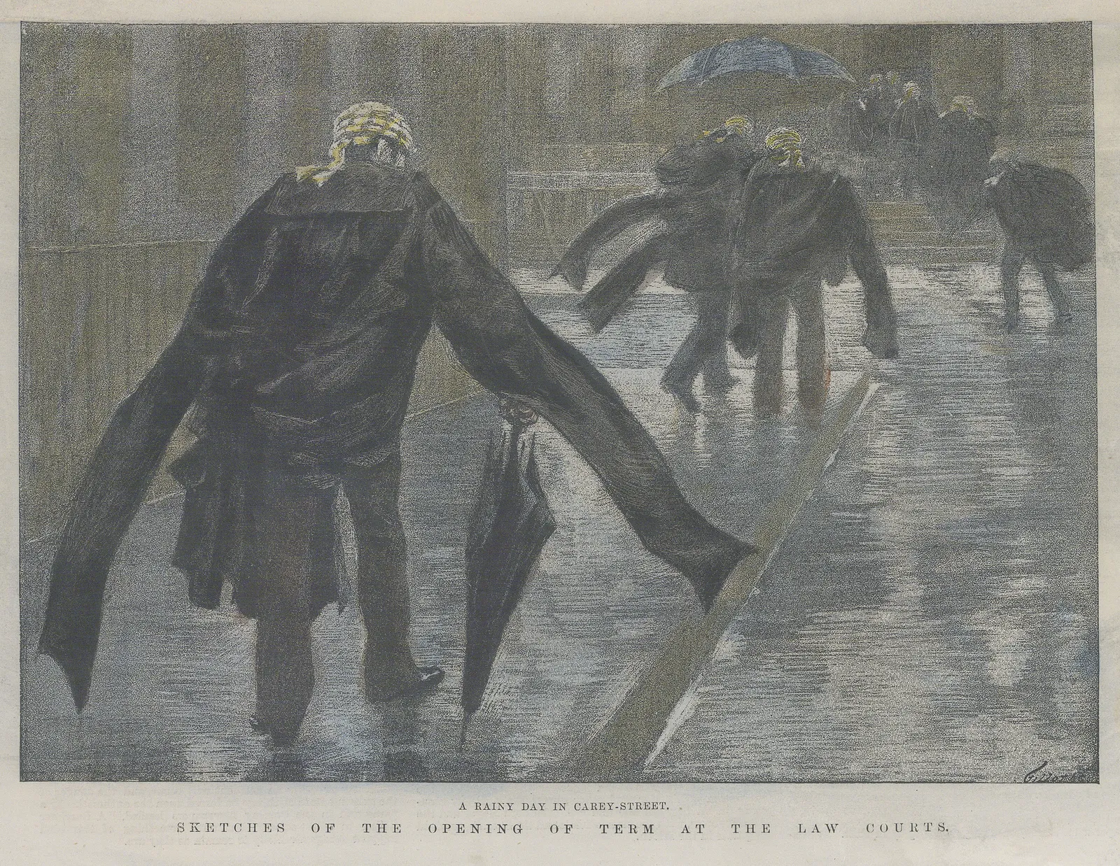 Illustrated London News (ILN), London - Carey Street, 1886