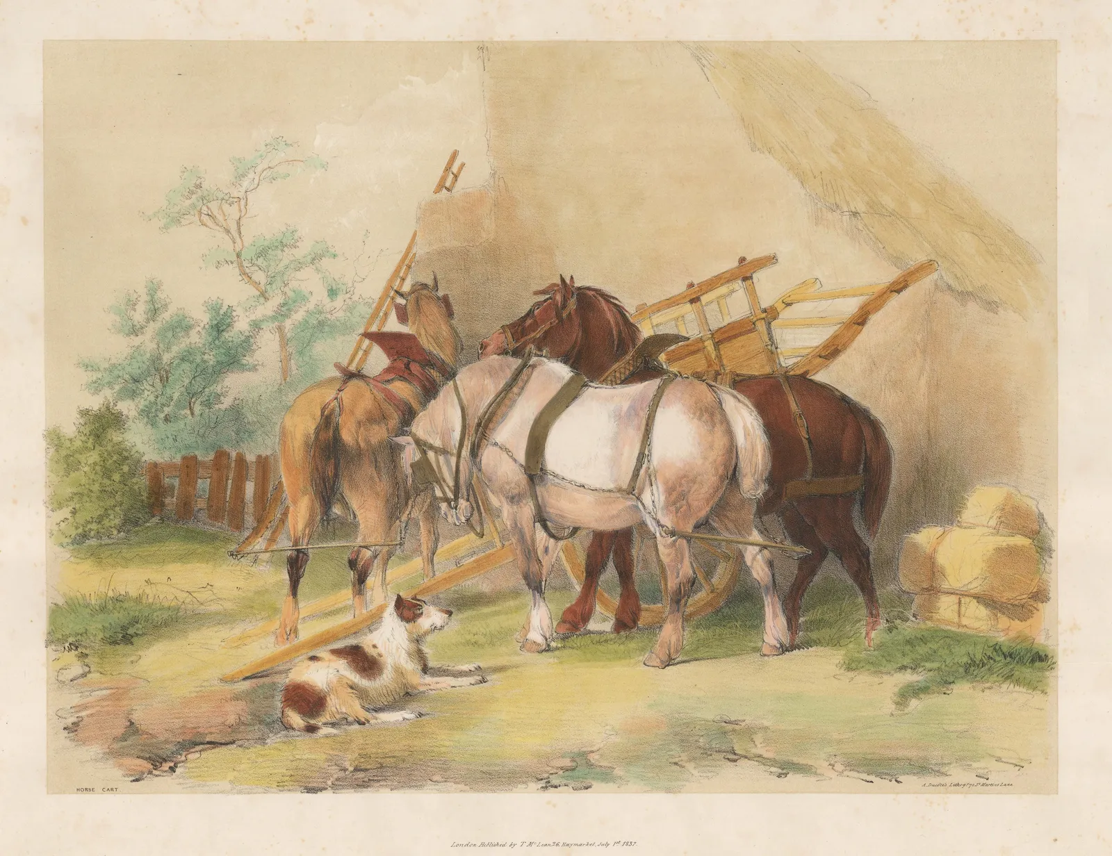 Thomas Sidney Cooper, Horse - Pastoral scene, 1837