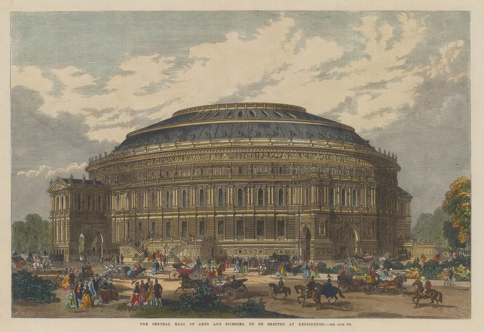 Illustrated London News (ILN), London - Royal Albert Hall, 1867
