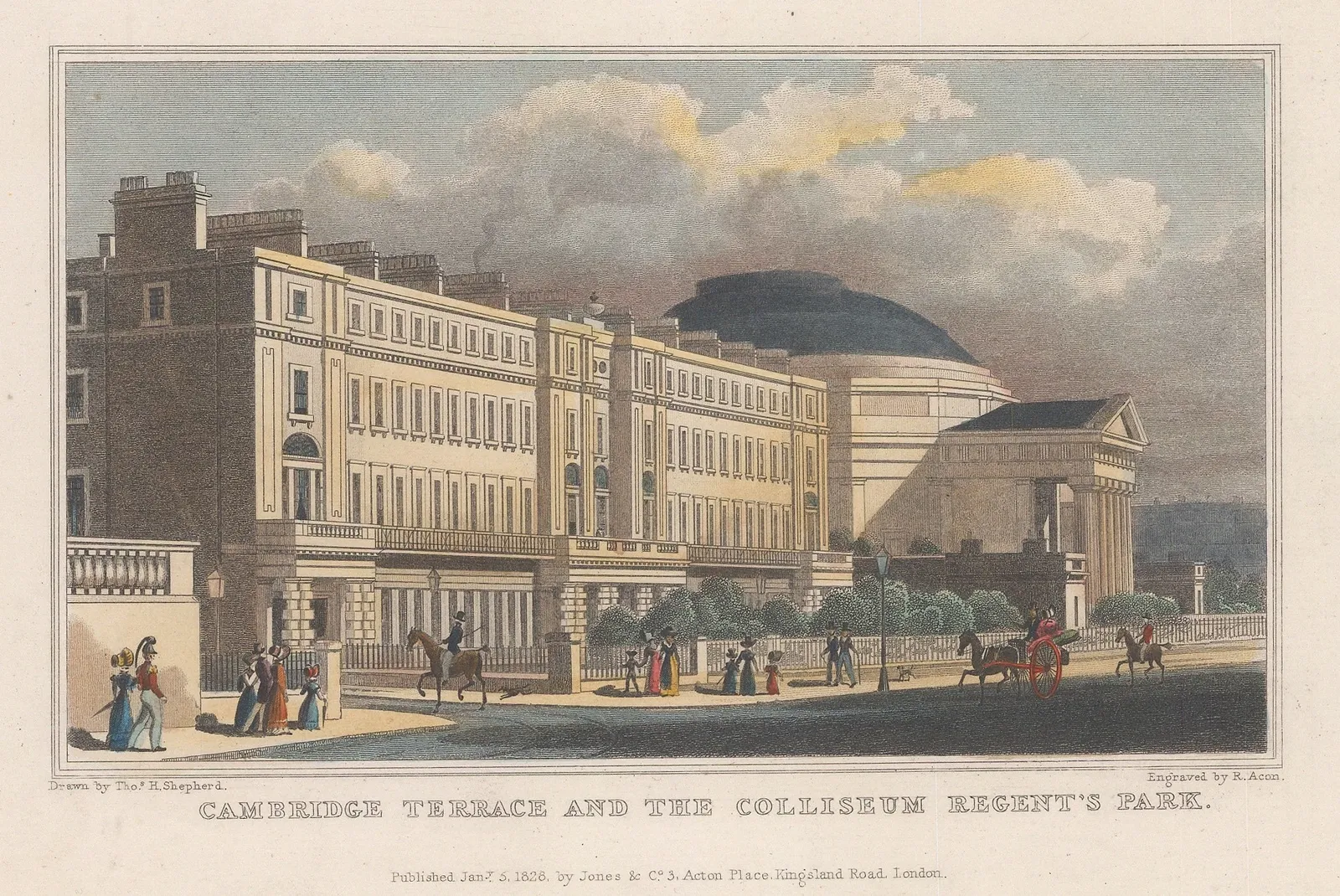 Thomas Shepherd, London - Regent's Park, 1827