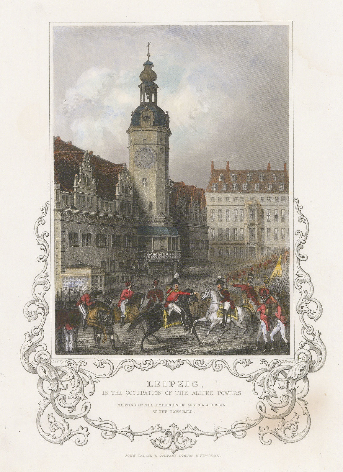 John Tallis, Germany - Leipzig, Old Town Hall, 1851